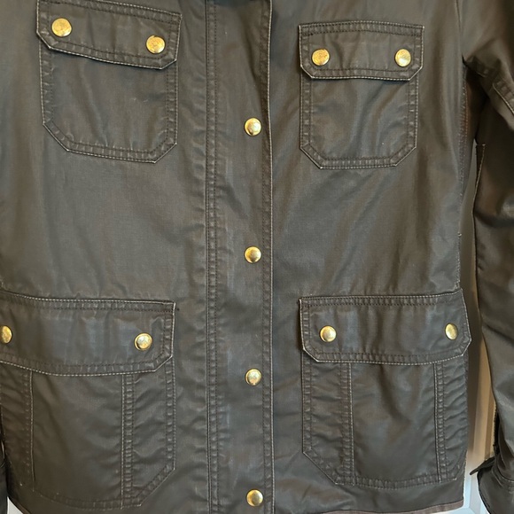 J. Crew Utility jacket. Resin coated twill field jacket. - Picture 12 of 14